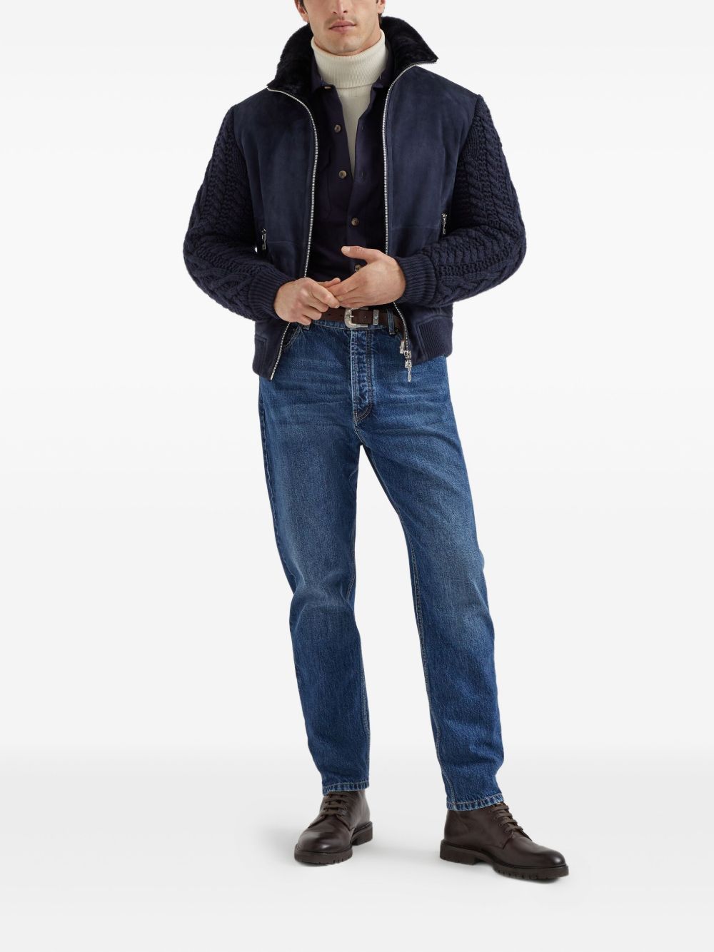 Brunello Cucinelli Wool Shirt - Blue