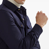 Brunello Cucinelli Wool Shirt - Blue