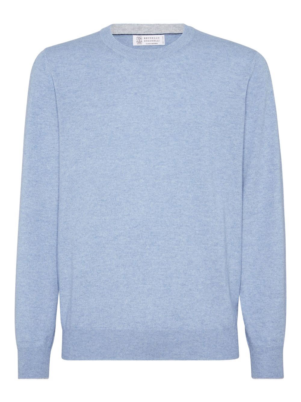 Brunello Cucinelli Cashmere Crewneck Sweater Clear Blue