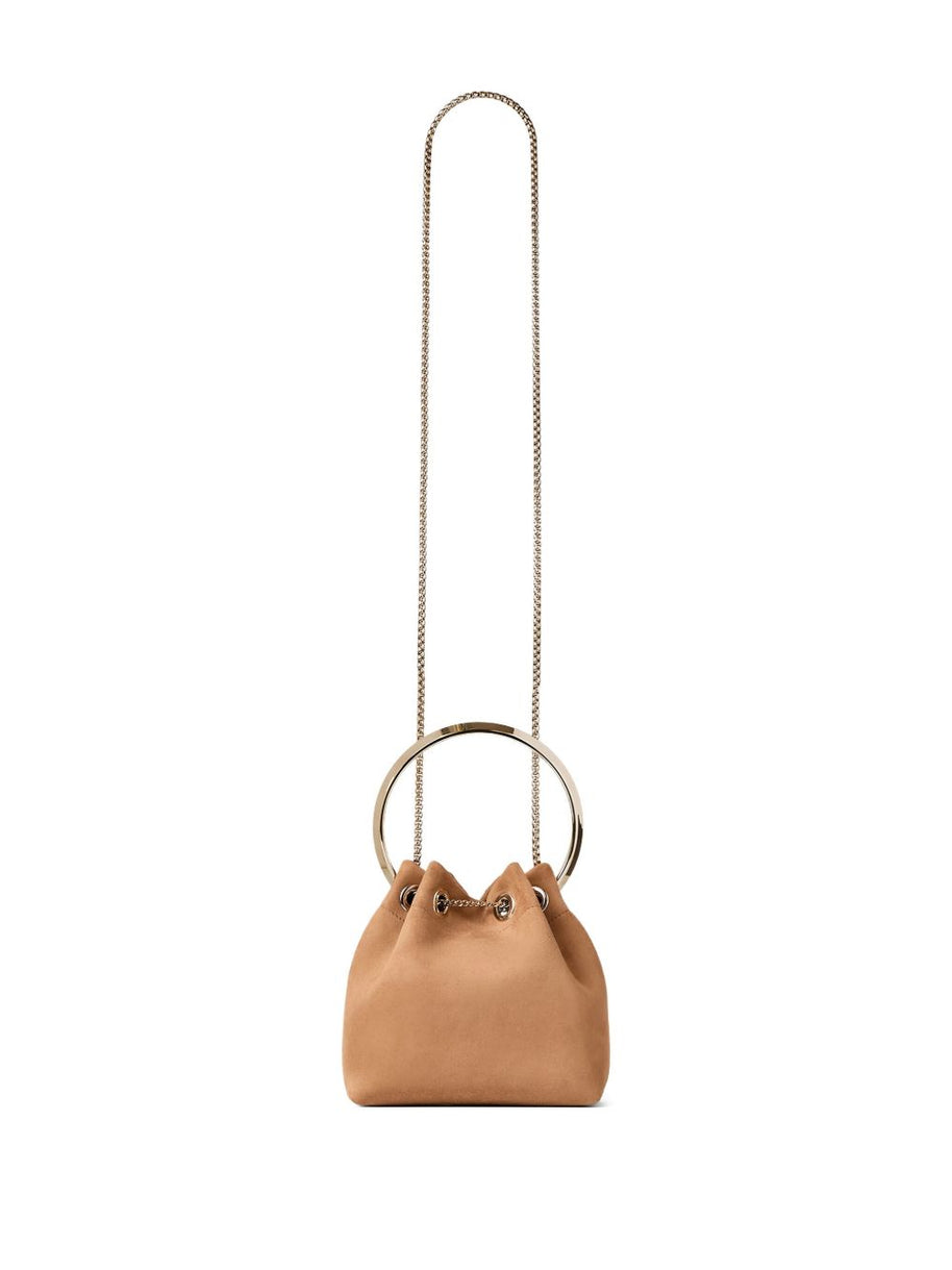Jimmy Choo Bon Bon Leather Bucket Bag - Brown