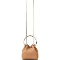 Jimmy Choo Bon Bon Leather Bucket Bag - Brown