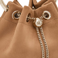 Jimmy Choo Bon Bon Leather Bucket Bag - Brown