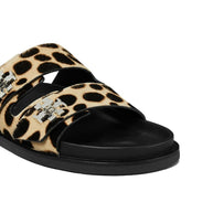 Tory Burch T-Lock Sport Slide Sandals - Brown