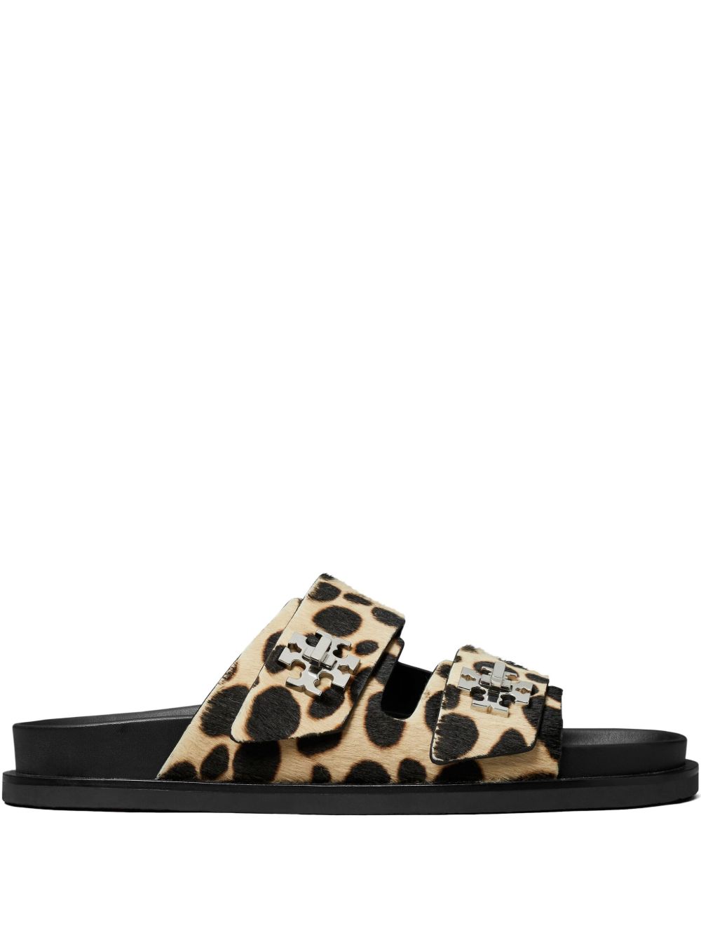 Tory Burch T-Lock Sport Slide Sandals - Brown