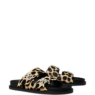Tory Burch T-Lock Sport Slide Sandals - Brown
