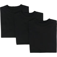 JIL SANDER PLUS 3-pack Logo Cotton T-shirts - Black