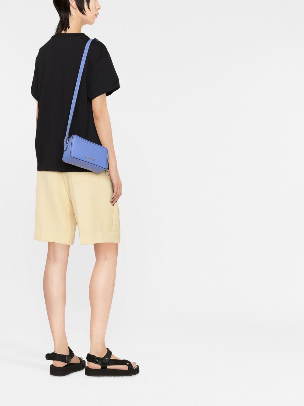 JIL SANDER PLUS 3-pack Logo Cotton T-shirts - Black