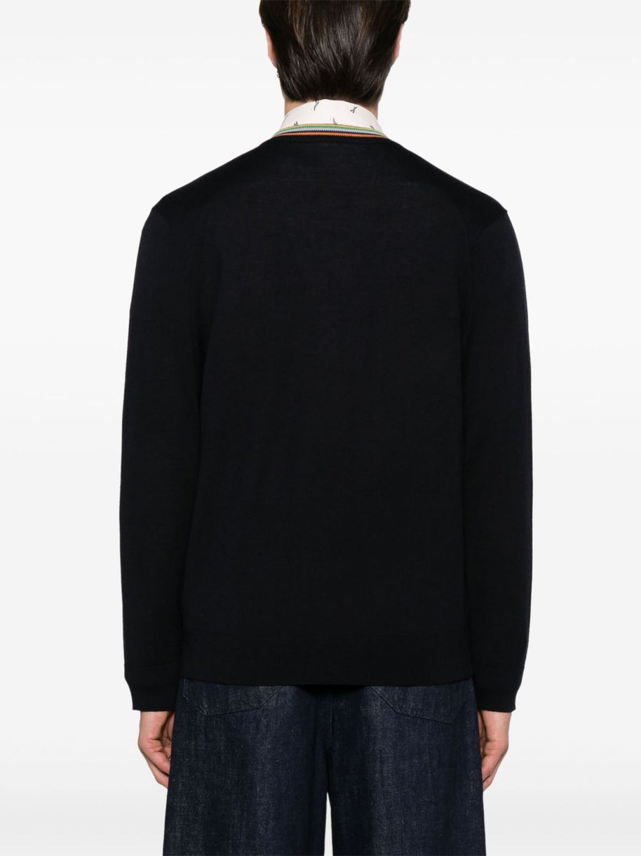 Paul Smith Wool Cardigan - Blue