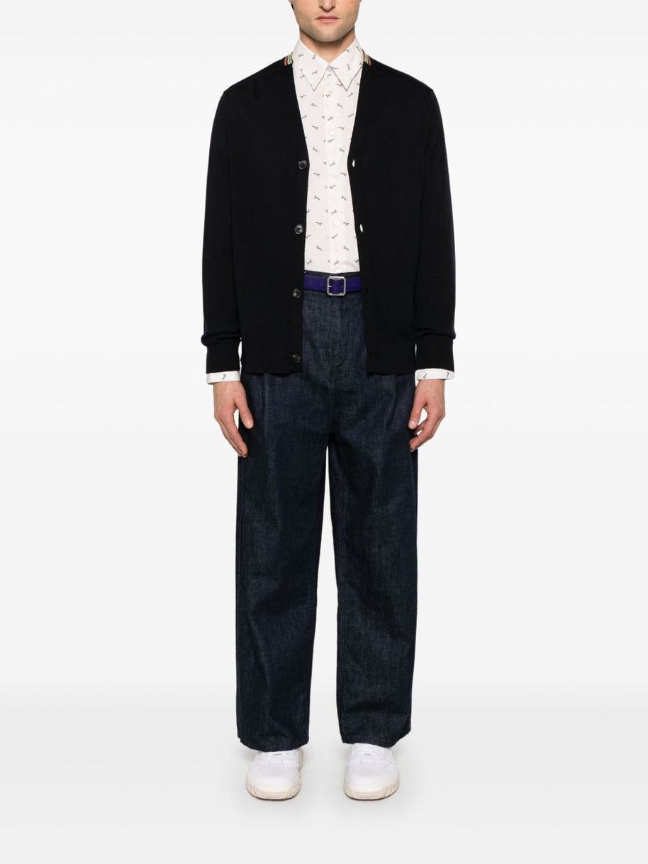 Paul Smith Wool Cardigan - Blue