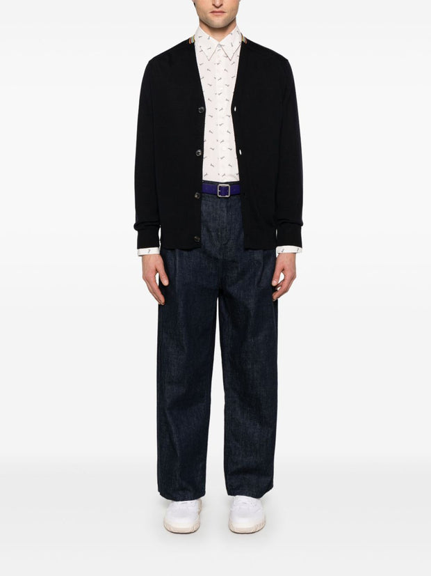 Paul Smith Wool Cardigan - Blue