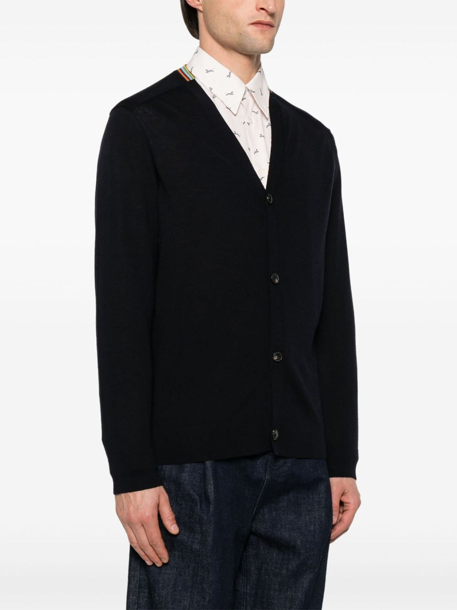 Paul Smith Wool Cardigan - Blue