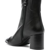 CAREL PARIS Esprit Leather Ankle Boots - Black