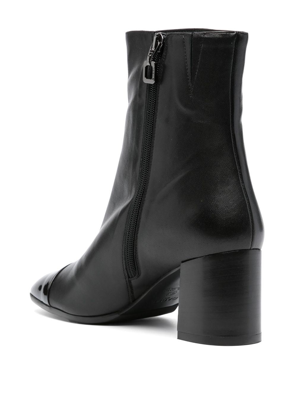 CAREL PARIS Esprit Leather Ankle Boots - Black