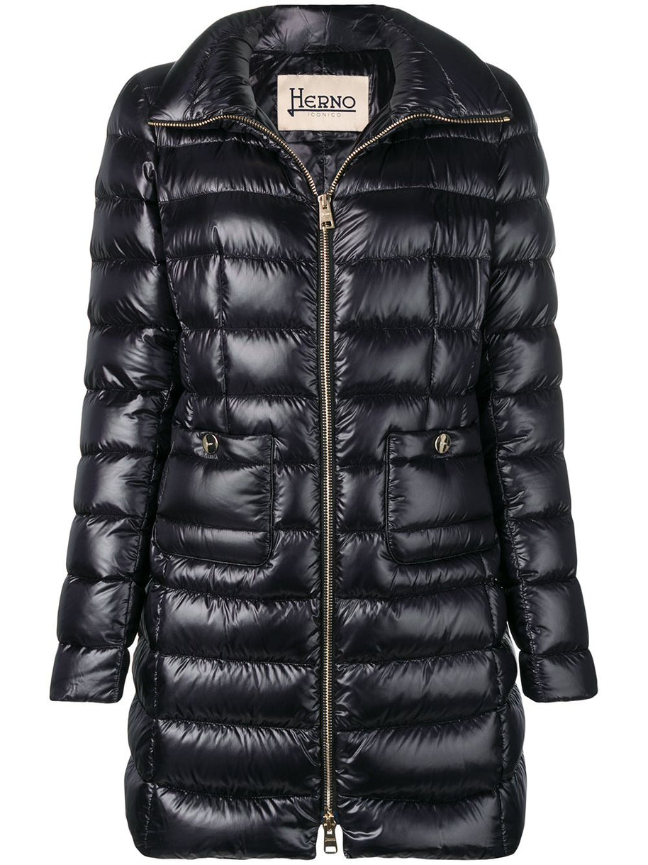 Herno Maria Midi Down Jacket - Black