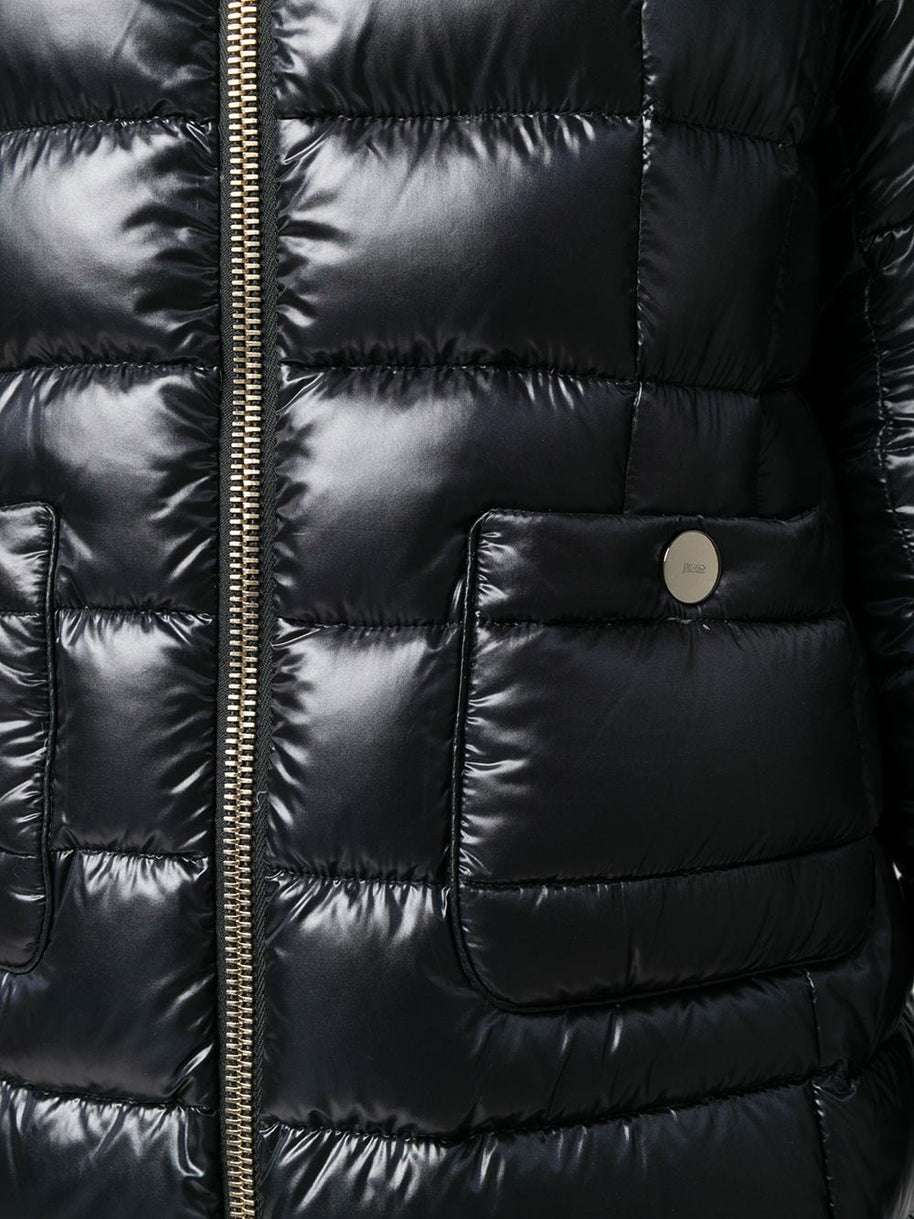 Herno Maria Midi Down Jacket - Black