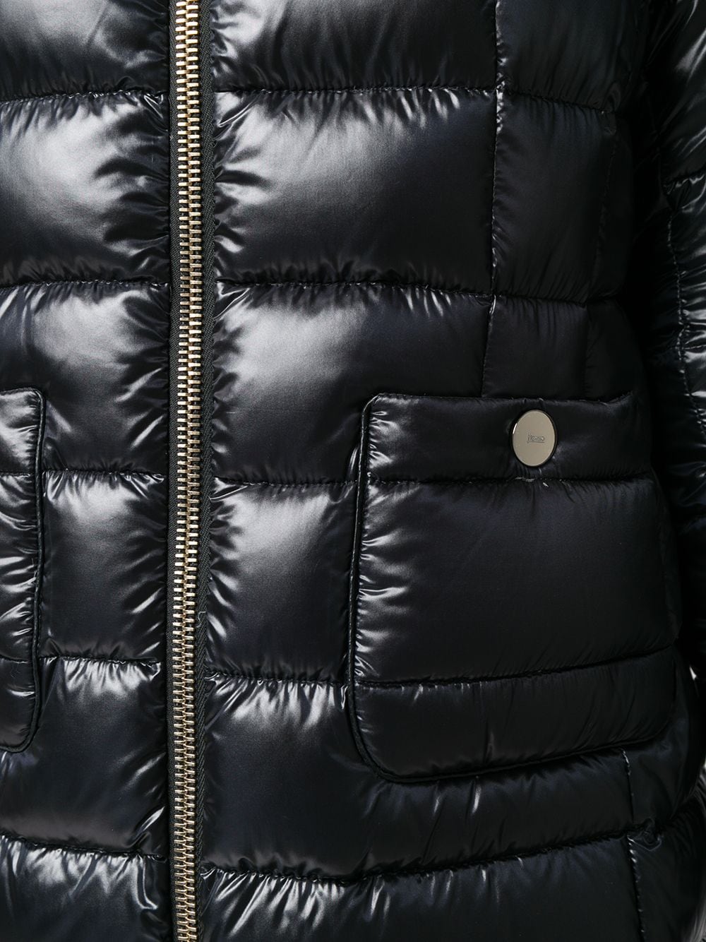 Herno Maria Midi Down Jacket - Black