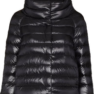 Herno Sofia Nylon Cape Jacket - Black