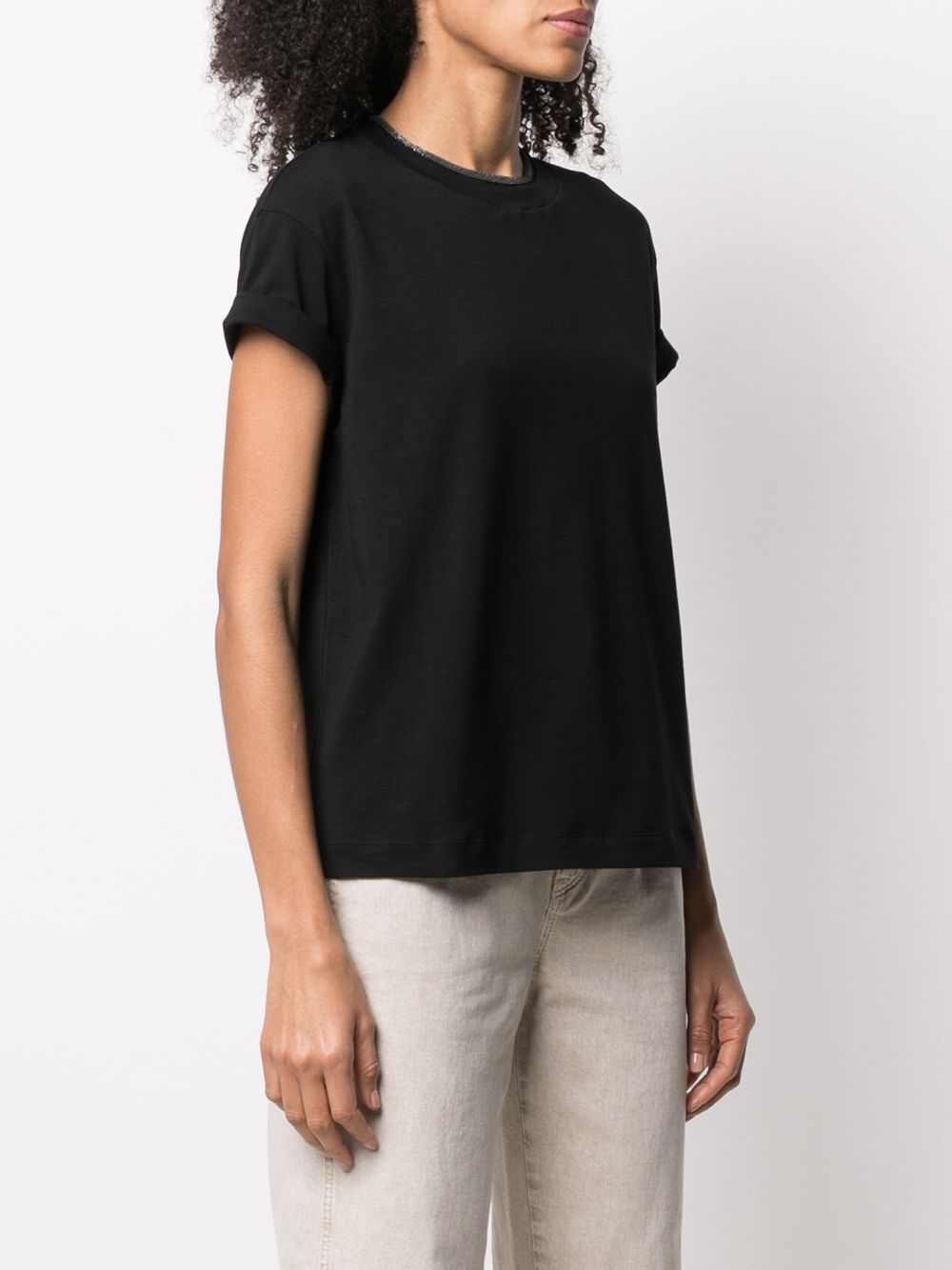 Brunello Cucinelli Cotton T-shirt - Black