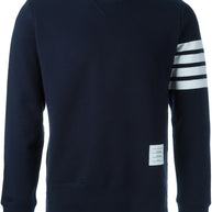Thom Browne 4Bar Cotton Sweatshirt - Blue