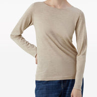 Brunello Cucinelli Cashmere And Silk Sweater - Beige