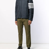 Thom Browne 4Bar Nylon Down Jacket - Blue
