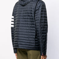 Thom Browne 4Bar Nylon Down Jacket - Blue