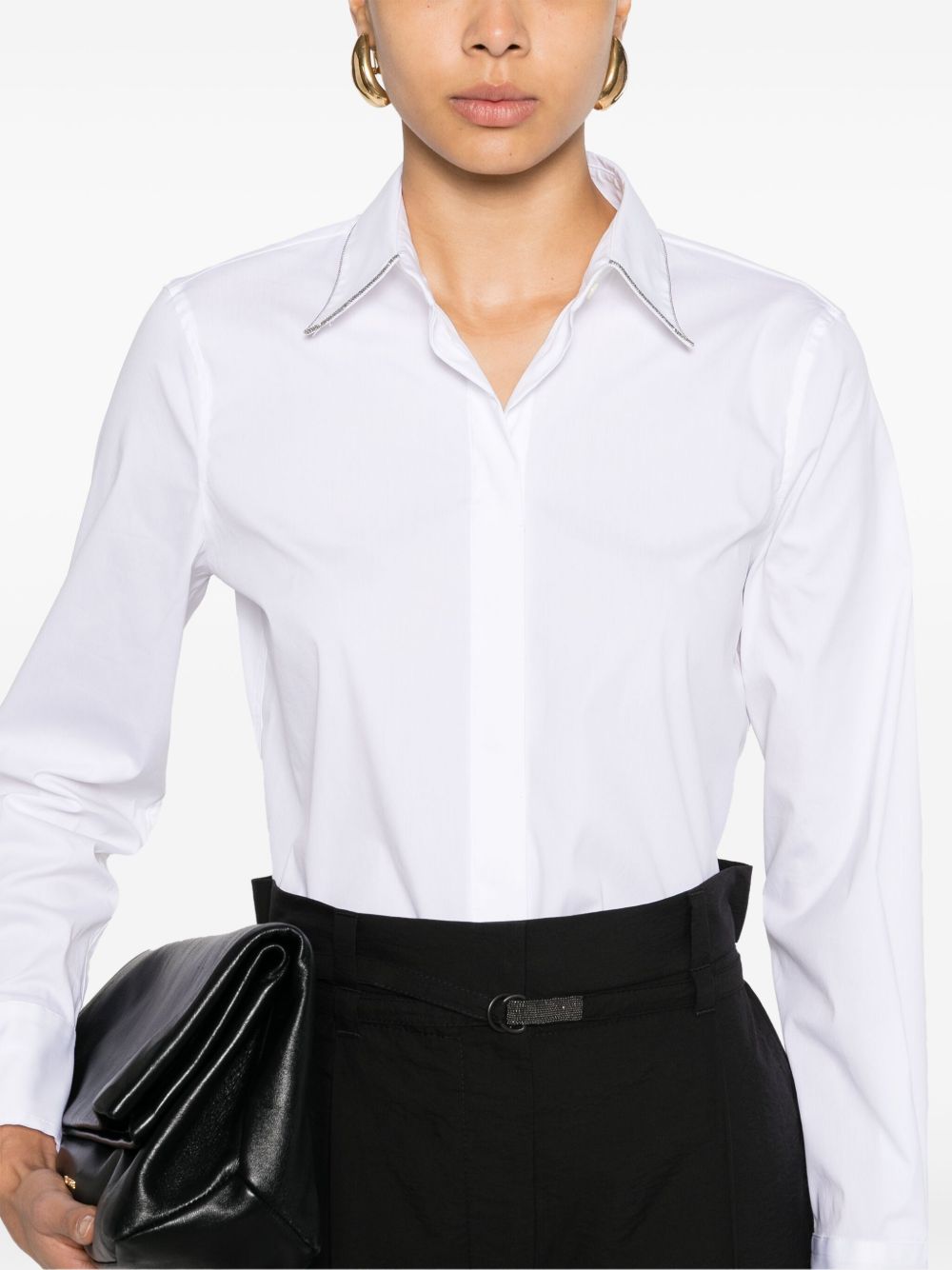Brunello Cucinelli Cotton Shirt - White