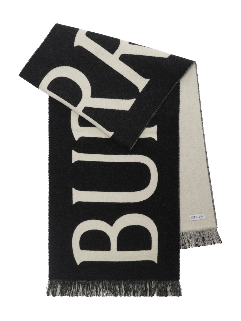 Burberry Logo Wool Scarf