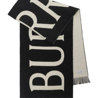 Burberry Logo Wool Scarf