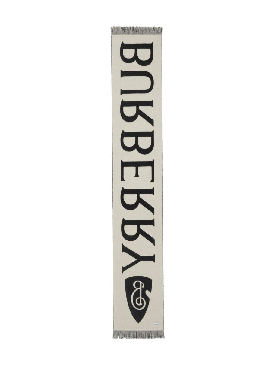 Burberry Logo Wool Scarf