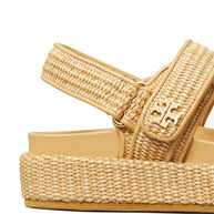 Tory Burch Kira Sport Slingback Sandals - Beige