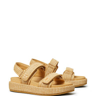 Tory Burch Kira Sport Slingback Sandals - Beige