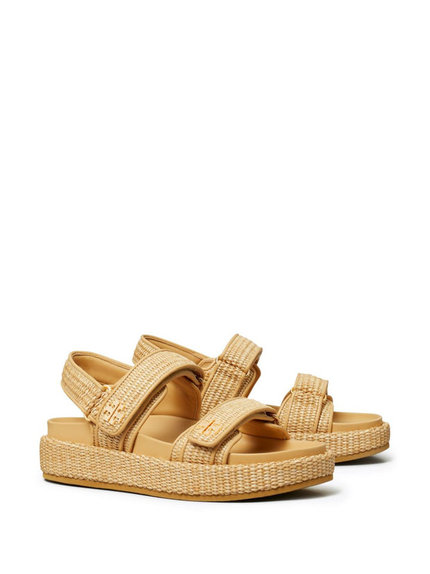 Tory Burch Kira Sport Slingback Sandals - Beige