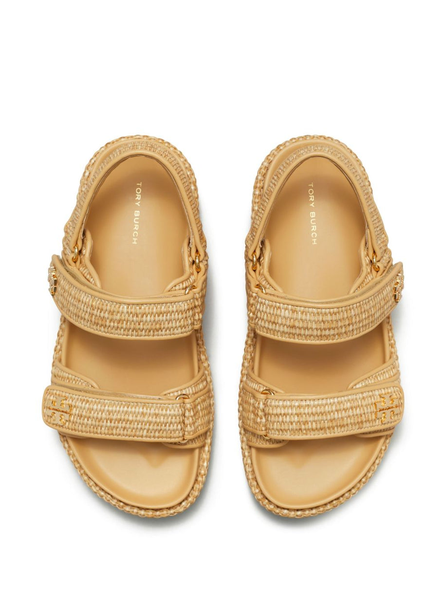 Tory Burch Kira Sport Slingback Sandals - Beige