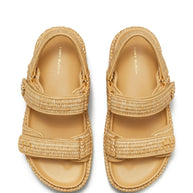 Tory Burch Kira Sport Slingback Sandals - Beige