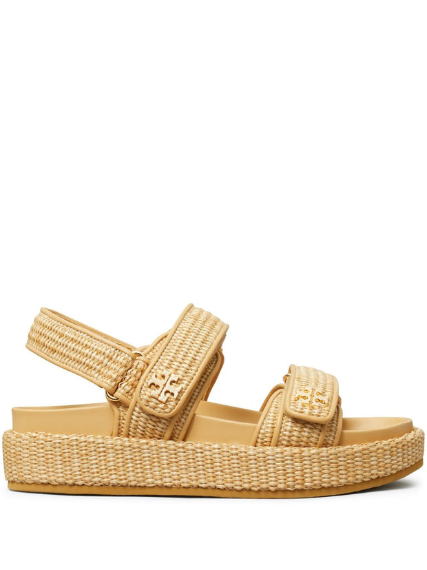 Tory Burch Kira Sport Slingback Sandals - Beige