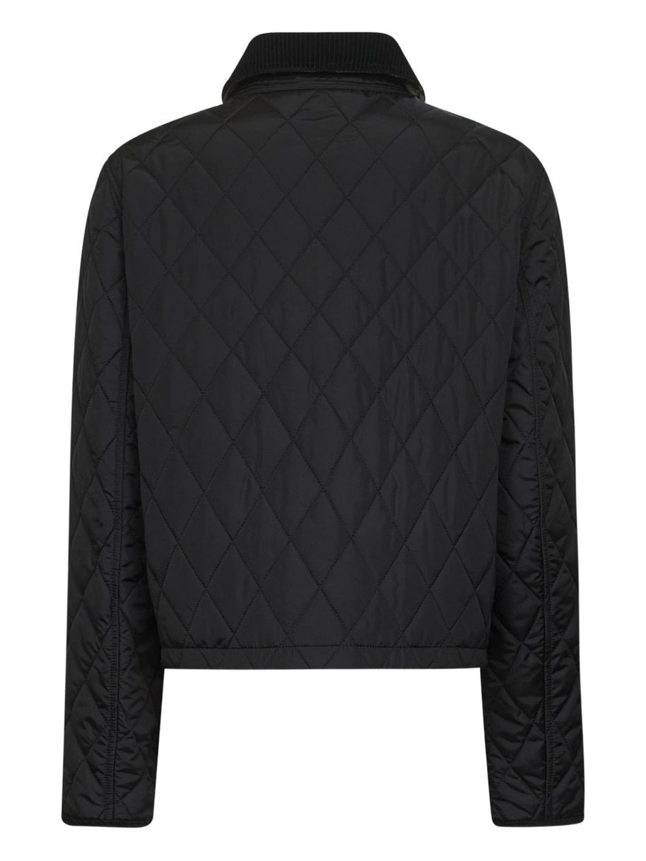 Burberry Nylon Quilted Jacket - Black