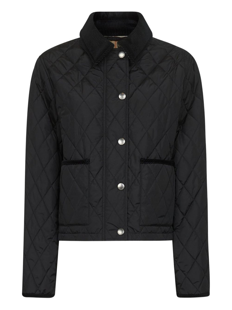 Burberry Nylon Quilted Jacket - Black