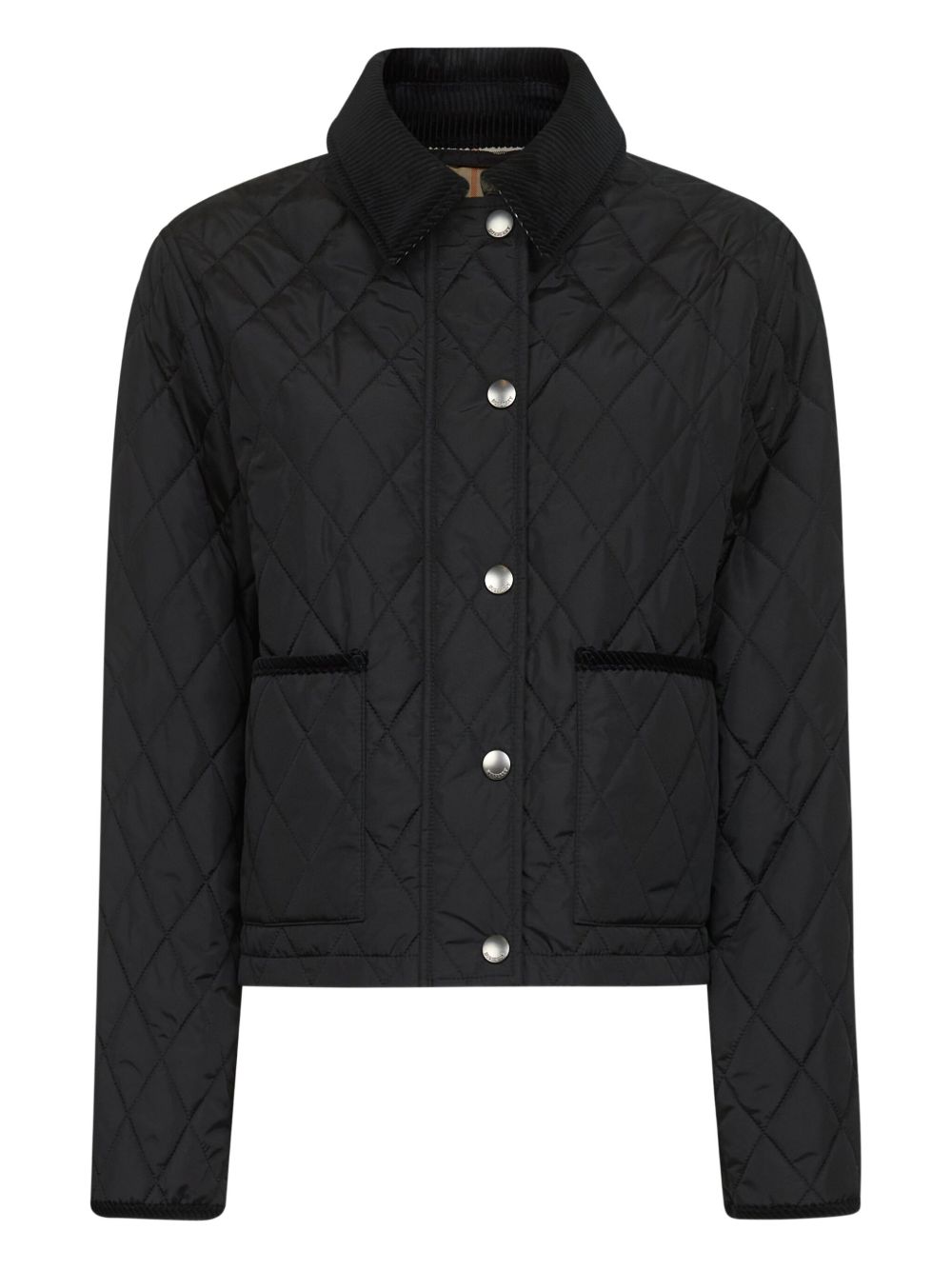 Burberry Nylon Quilted Jacket - Black