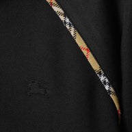 Burberry Cotton Blend Zipped Hoodie - Black
