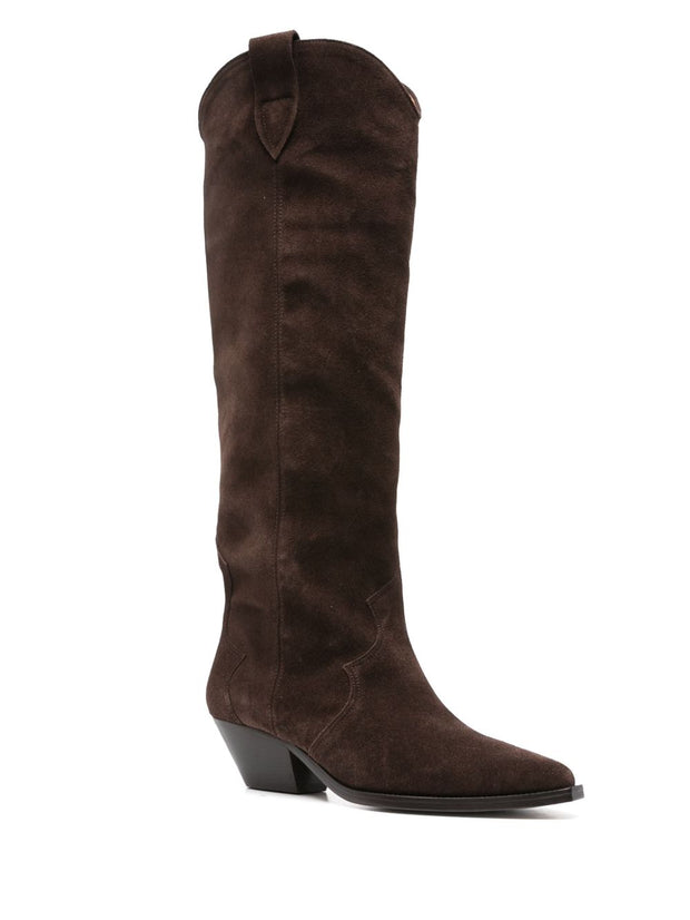 Isabel Marant Denvee Leather Boots - Brown
