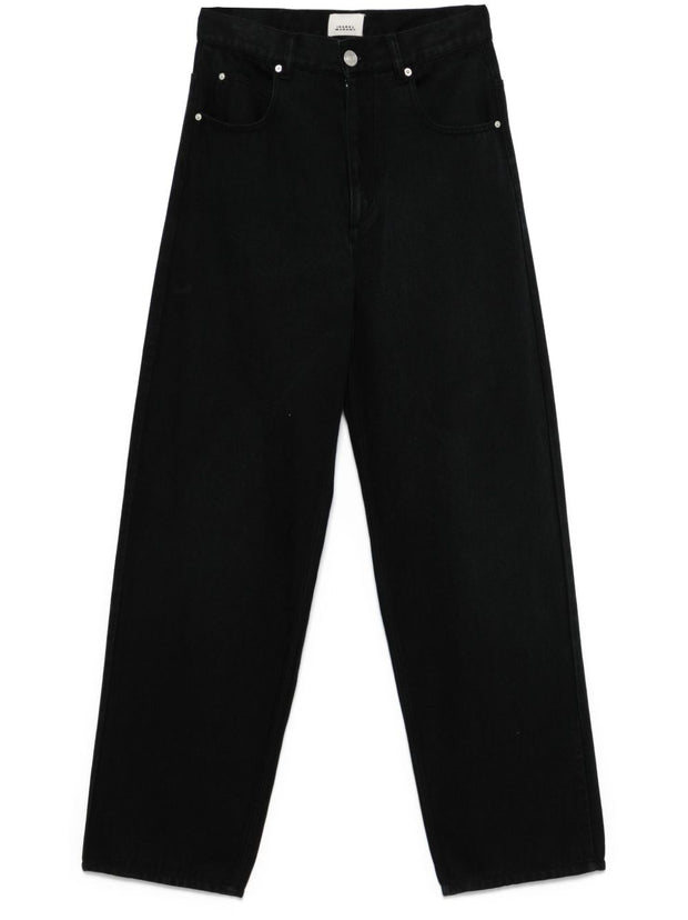 Isabel Marant Jenny Denim Jeans - Black