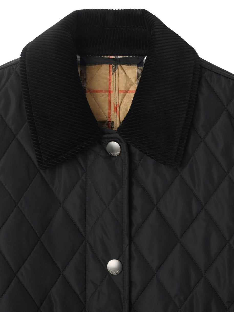 Burberry Quilted Nylon Jacket - Black