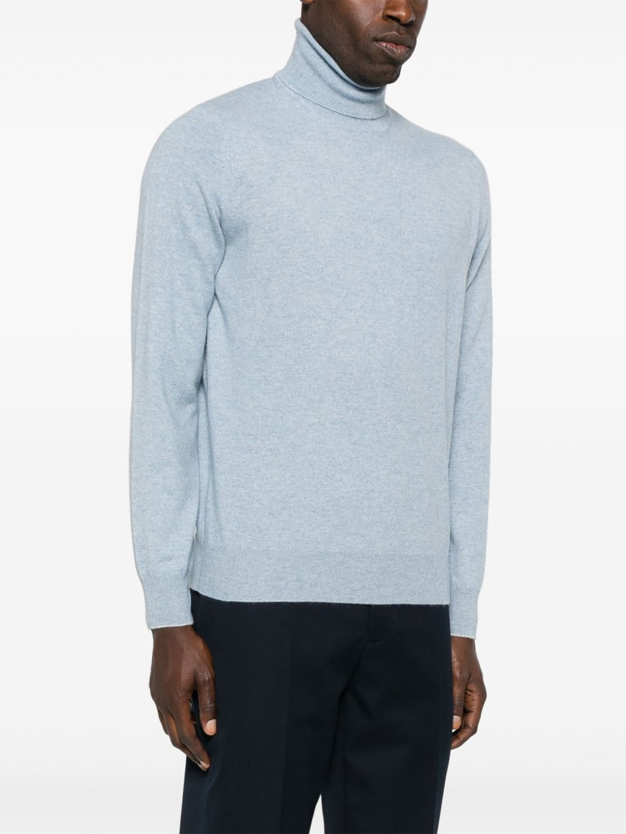 Brunello Cucinelli Cashmere Turtle-neck Sweater - White