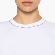 Brunello Cucinelli Cotton Crewneck Sweater - White