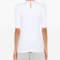 Brunello Cucinelli Cotton Crewneck Sweater - White
