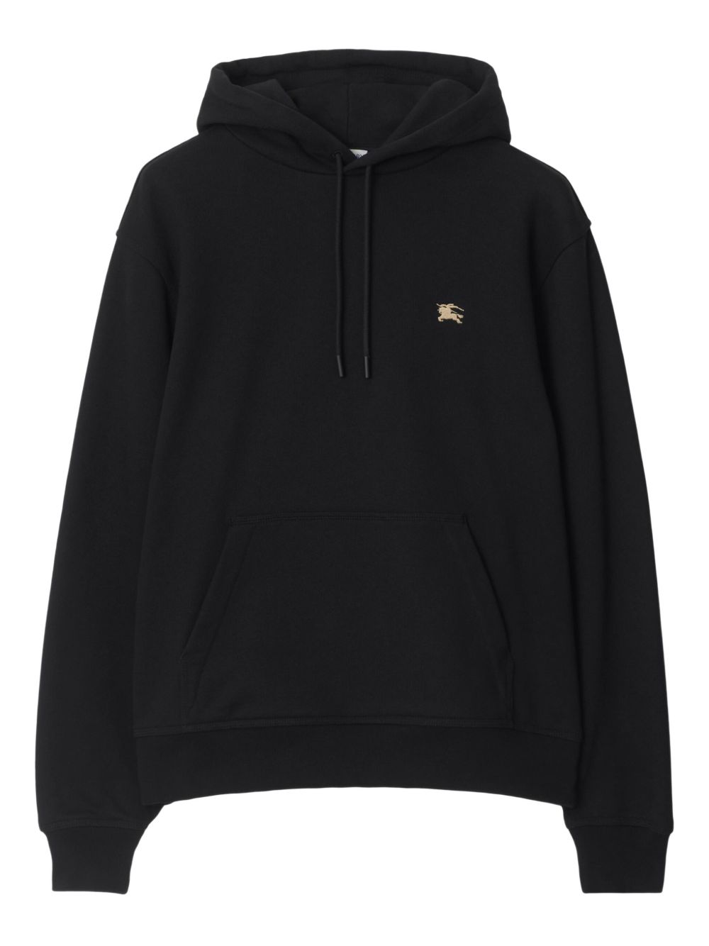 Burberry EKD Logo Cotton Hoodie - Black