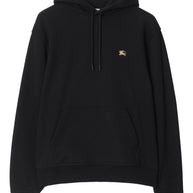 Burberry EKD Logo Cotton Hoodie - Black