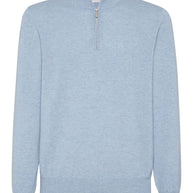 Brunello Cucinelli Cashmere High-neck Sweater - White