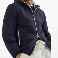 Brunello Cucinelli Nylon Blouson Jacket - Blue